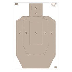 Birchwood Casey Eze-Scorer 23" x 35" BC IPSC Practice Target with ABCD values